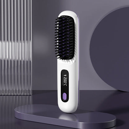 🔥 The First Smart Styling Brush for Short Hair – Precise, Safe & Effortless